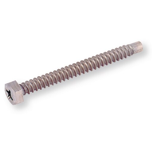 Vis tôle tête hexagonale cruciforme bout cylindrique 4,8x31 inox A2